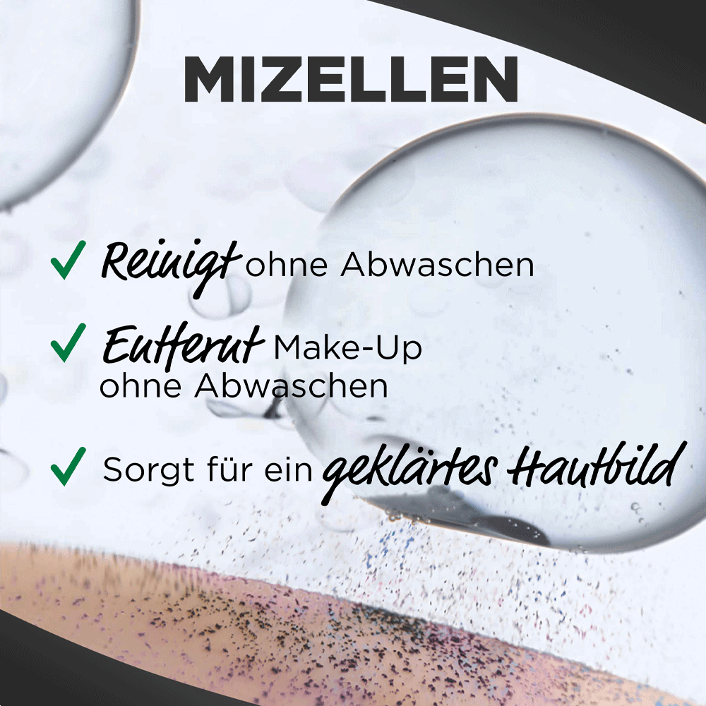 Bild: GARNIER SKIN ACTIVE Mizellen Reinigungswasser Aktivkohle