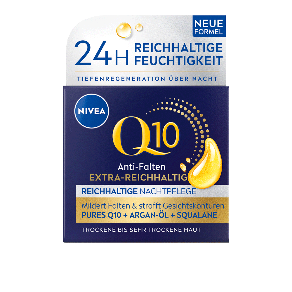 Bild: NIVEA Q10 Anti-Falten Extra Reichhaltige Nachtpflege