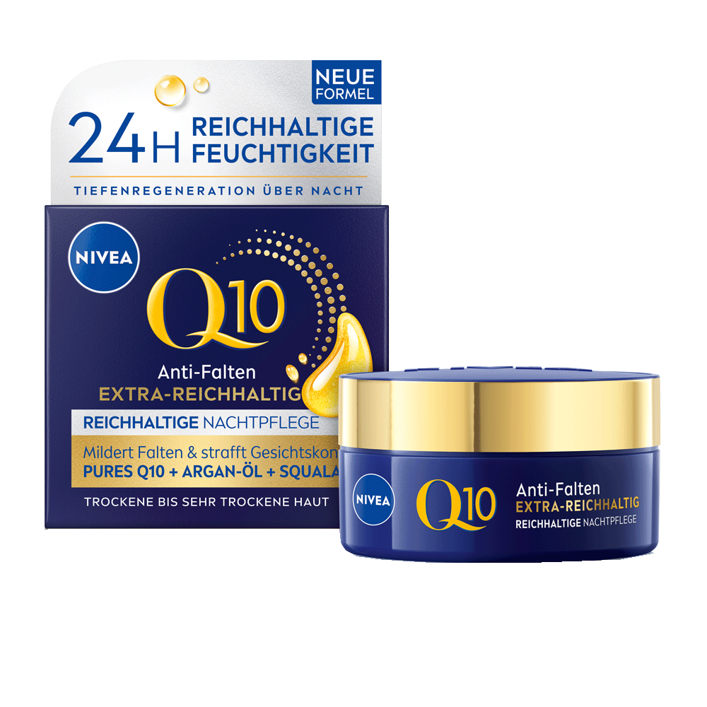 Bild: NIVEA Q10 Anti-Falten Extra Reichhaltige Nachtpflege