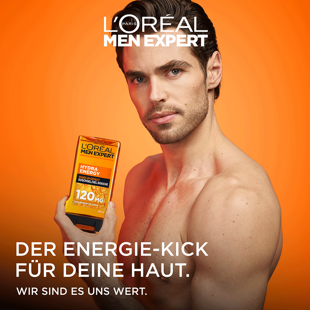 Bild: L'ORÉAL PARIS MEN EXPERT Duschgel Hydra Energy Wake Up Effect 