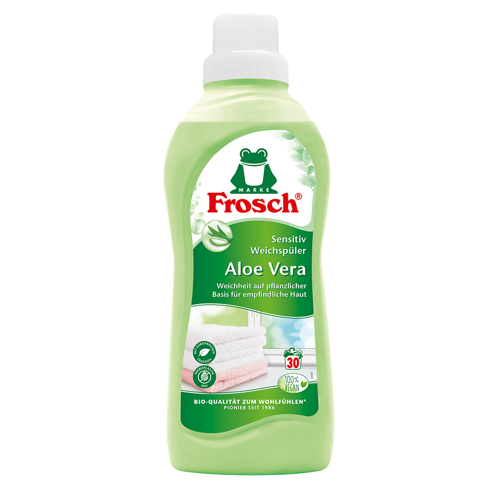 Bild: Frosch Weichspüler Sensitiv Aloe Vera 