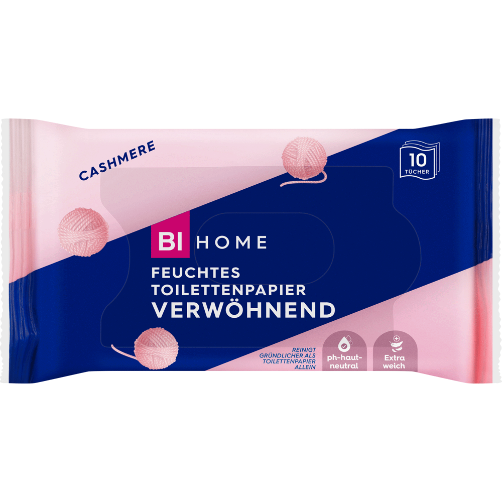 Bild: BI HOME Feuchtes Toilettenpapier Verwöhnend Cashmere 