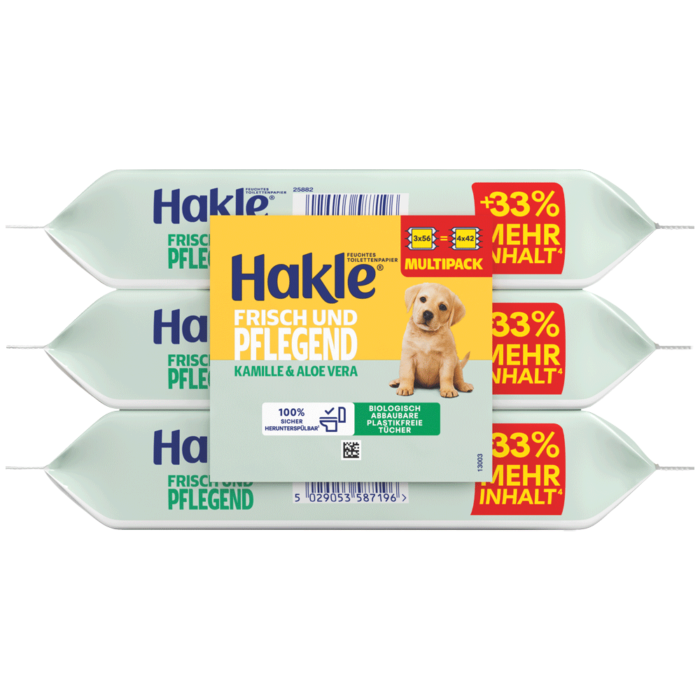 Bild: Hakle Tücher Frisch und Pflegend