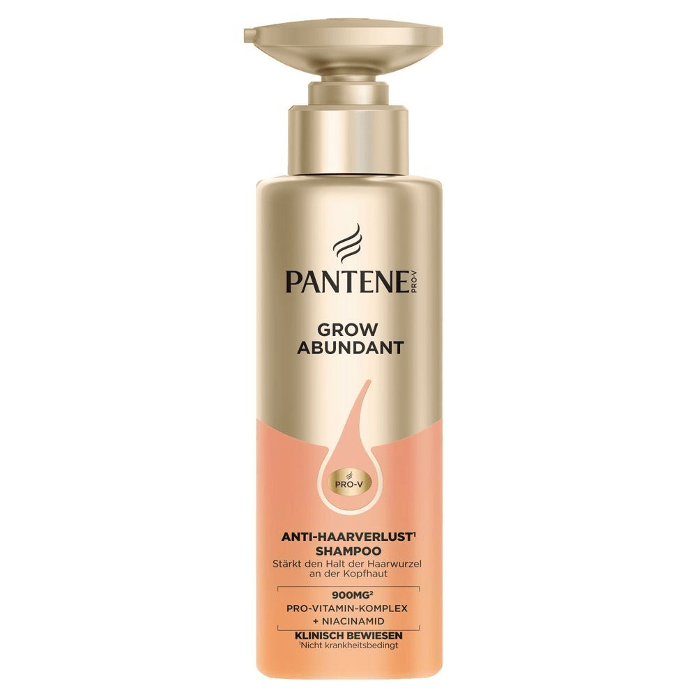 Pantene Pro-V Grow Abundant Anti-Haarverlust Shampoo, klinisch bewiesen.