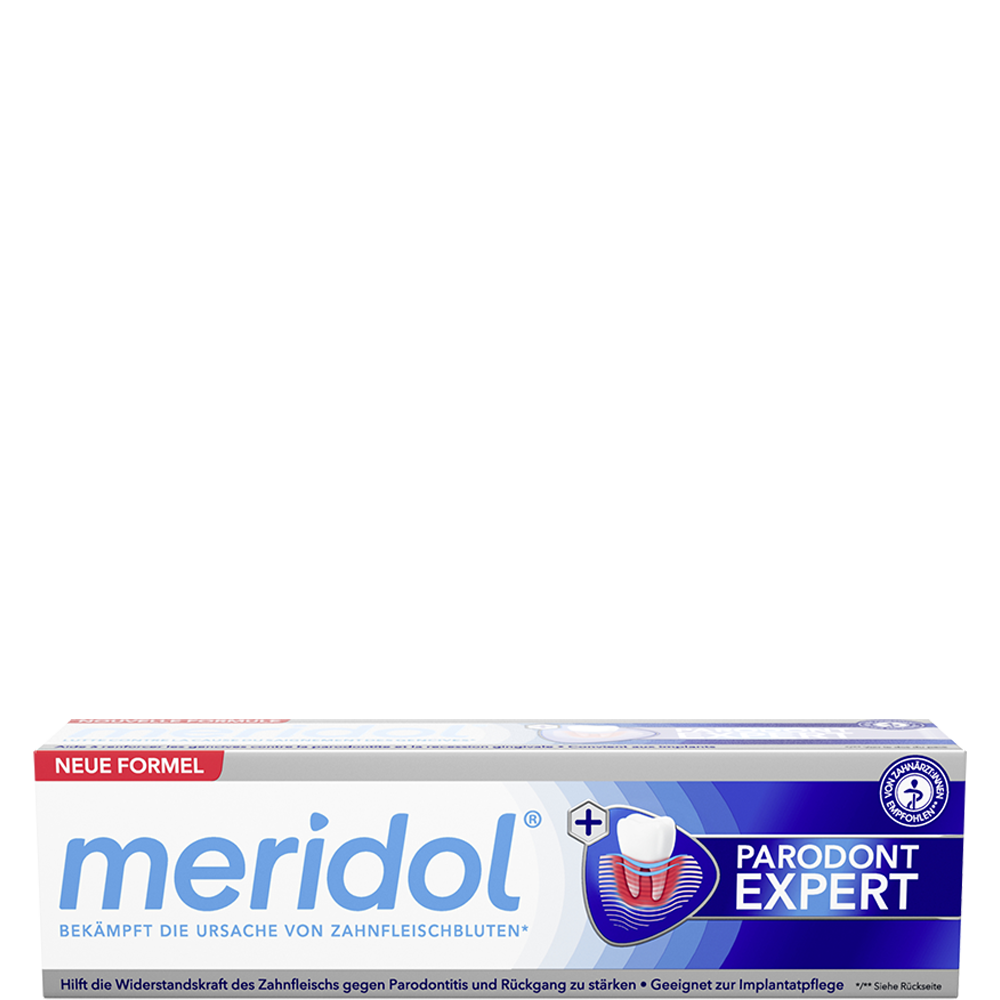 Bild: meridol Zahnpasta Parodont Expert