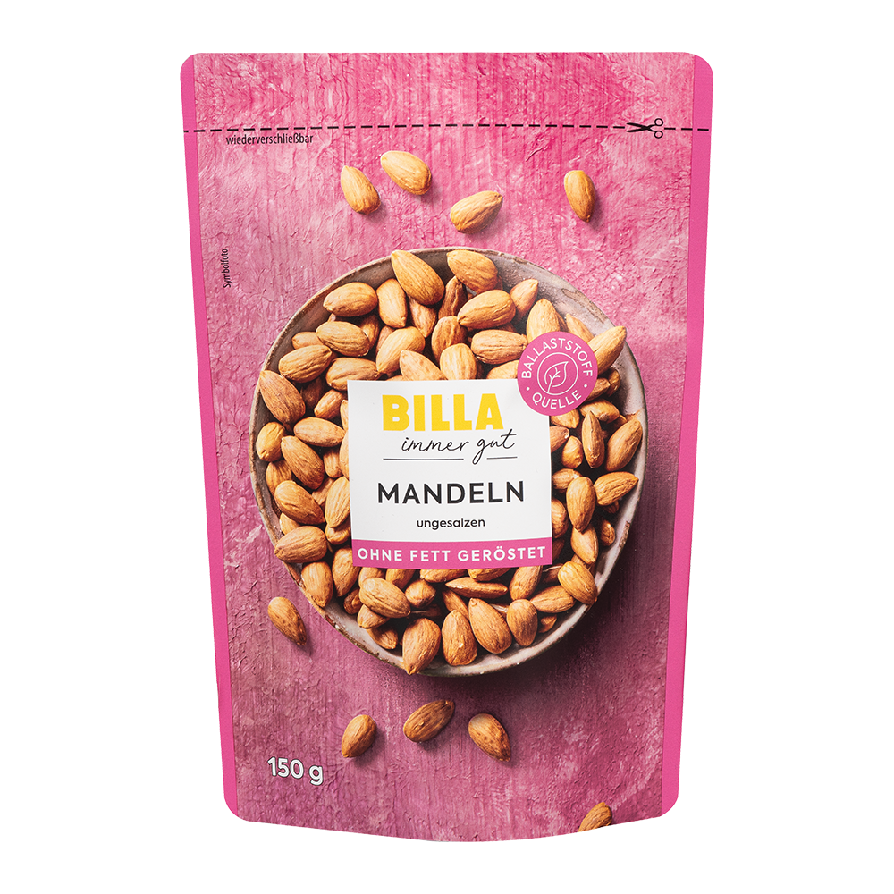 Bild: Billa immer gut Mandeln naturbelassen