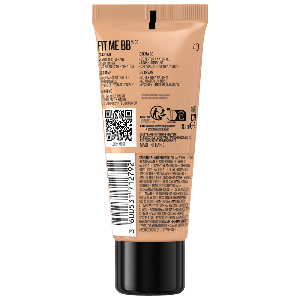 Bild: MAYBELLINE Fit me Nude BB Cream 40