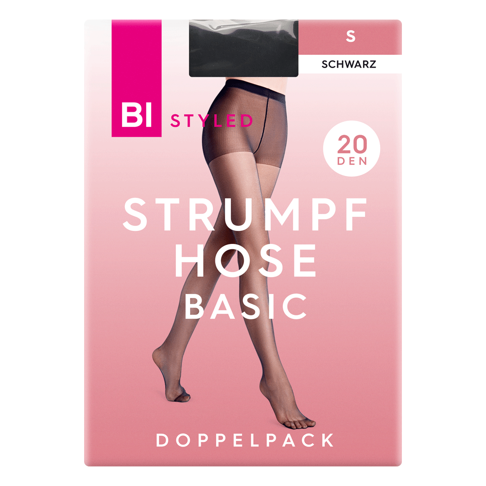 Bild: BI STYLED Strumpfhose Basic Schwarz S 