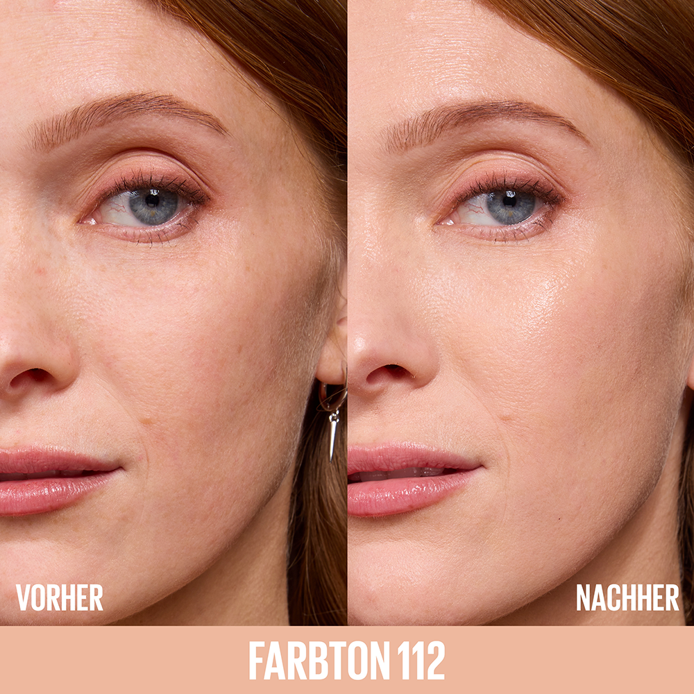 Bild: MAYBELLINE Face Lifter Plump & Glow Foundation 112