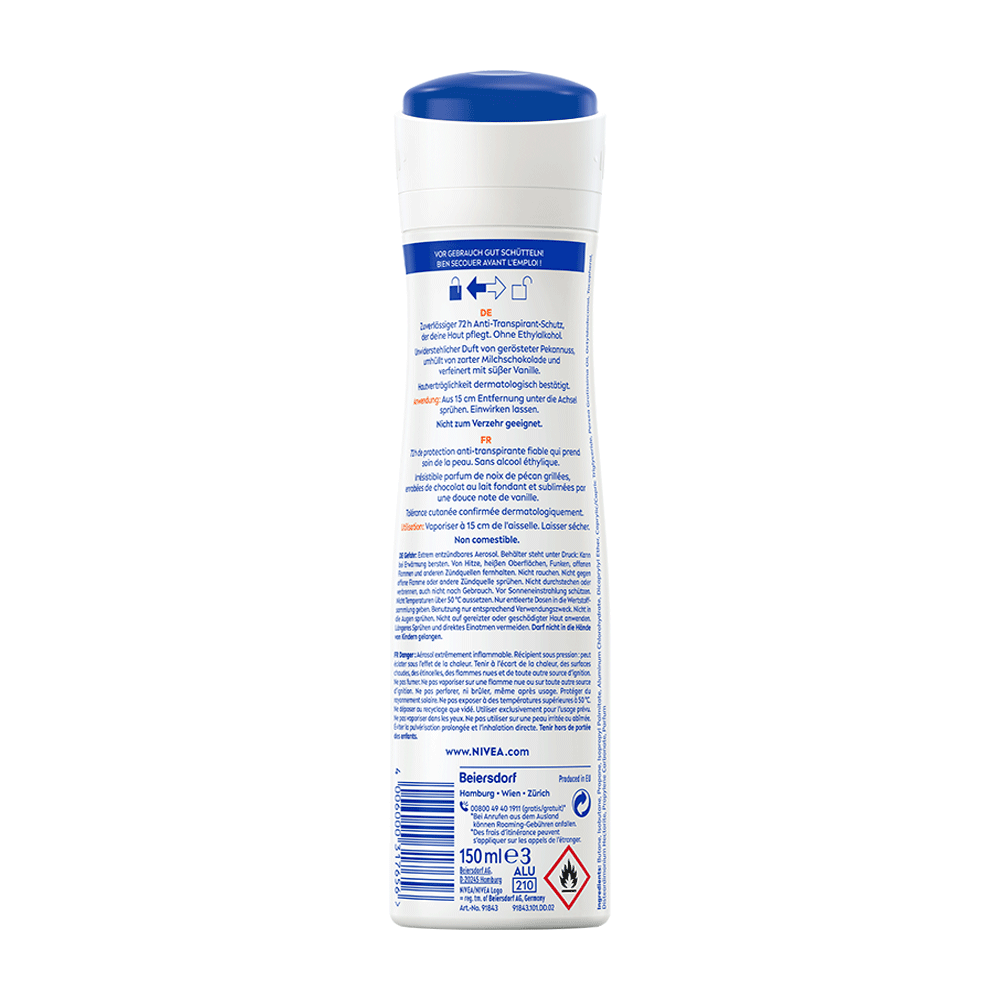 Bild: NIVEA Deo Spray Vanilla Pecan Praline 