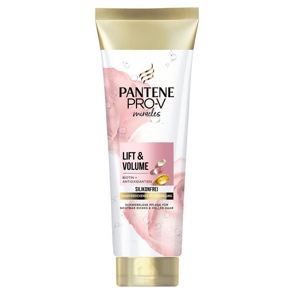 Bild: PANTENE PRO-V Lift & Volume Pflegespülung Mit Biotin + Rosenwasser