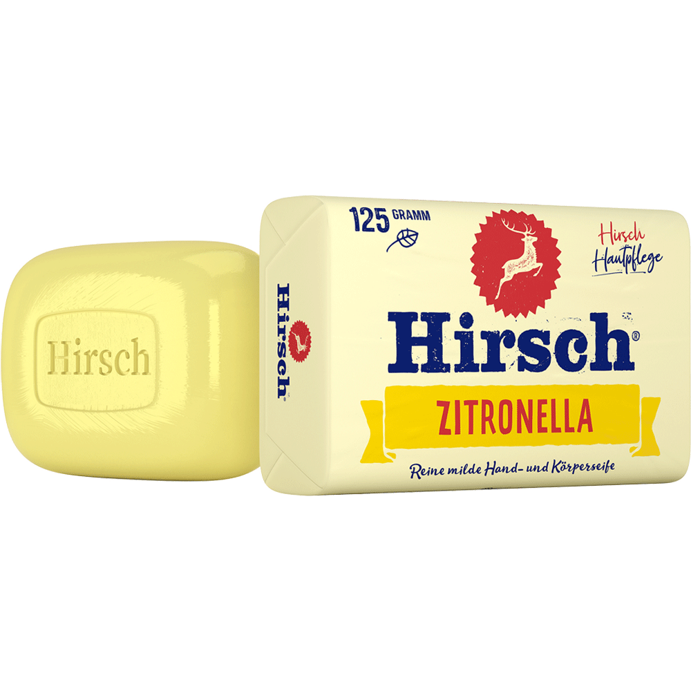 Bild: Hirsch Feste Handseife Zitronella