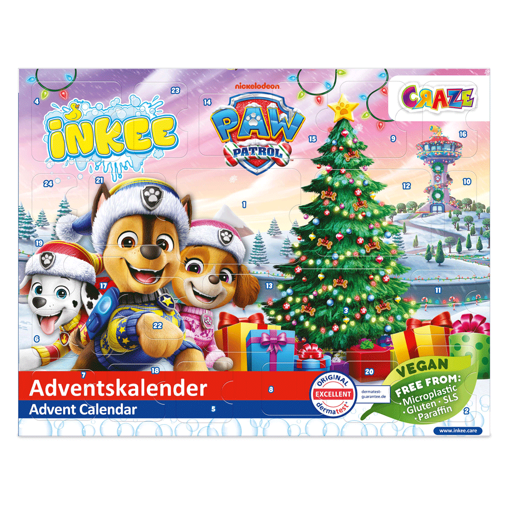 Bild: Craze Inkee Adventkalender Paw Patrol 