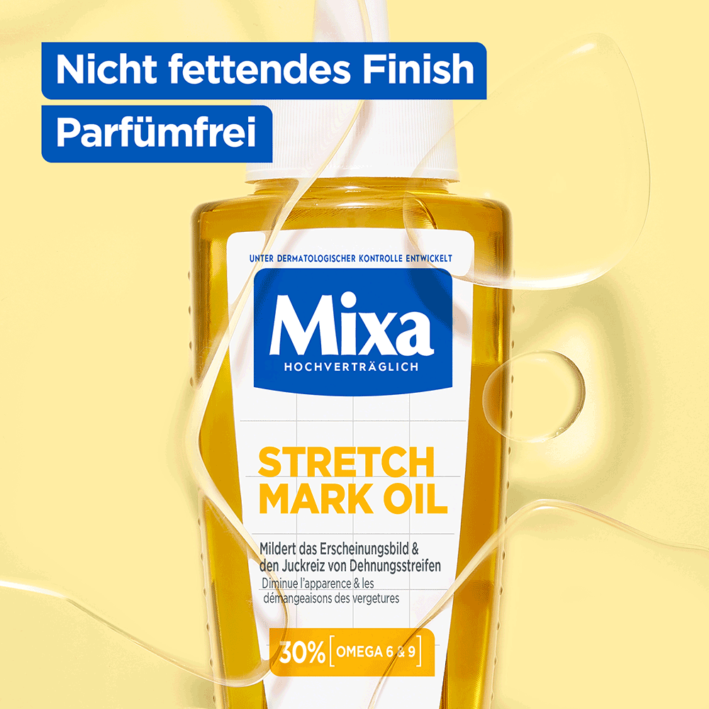 Bild: Mixa Niacinamide Stretchmark Oil 