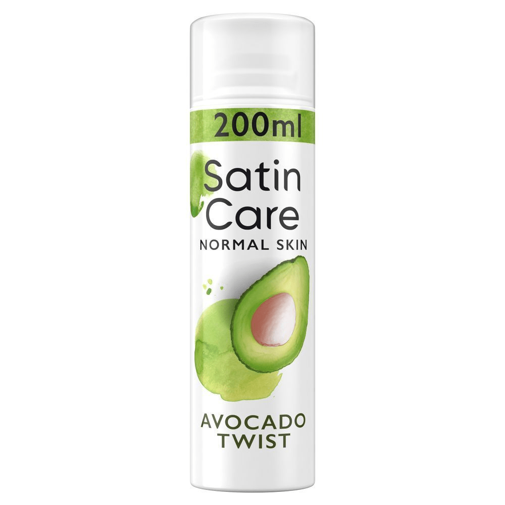 Bild: Gillette Satin Care Rasiergel, Avocado Twist