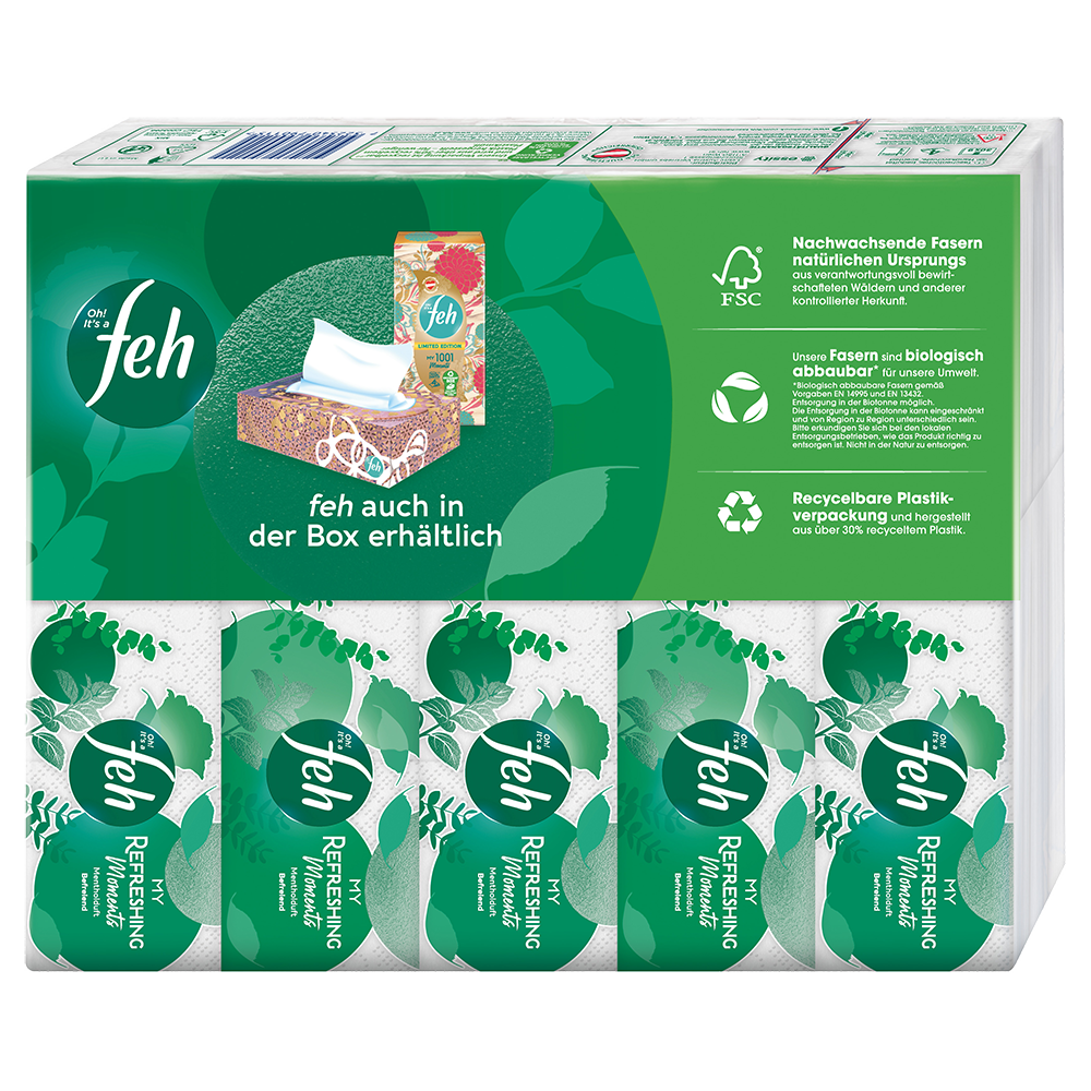 Bild: feh Taschentücher mit Menthol