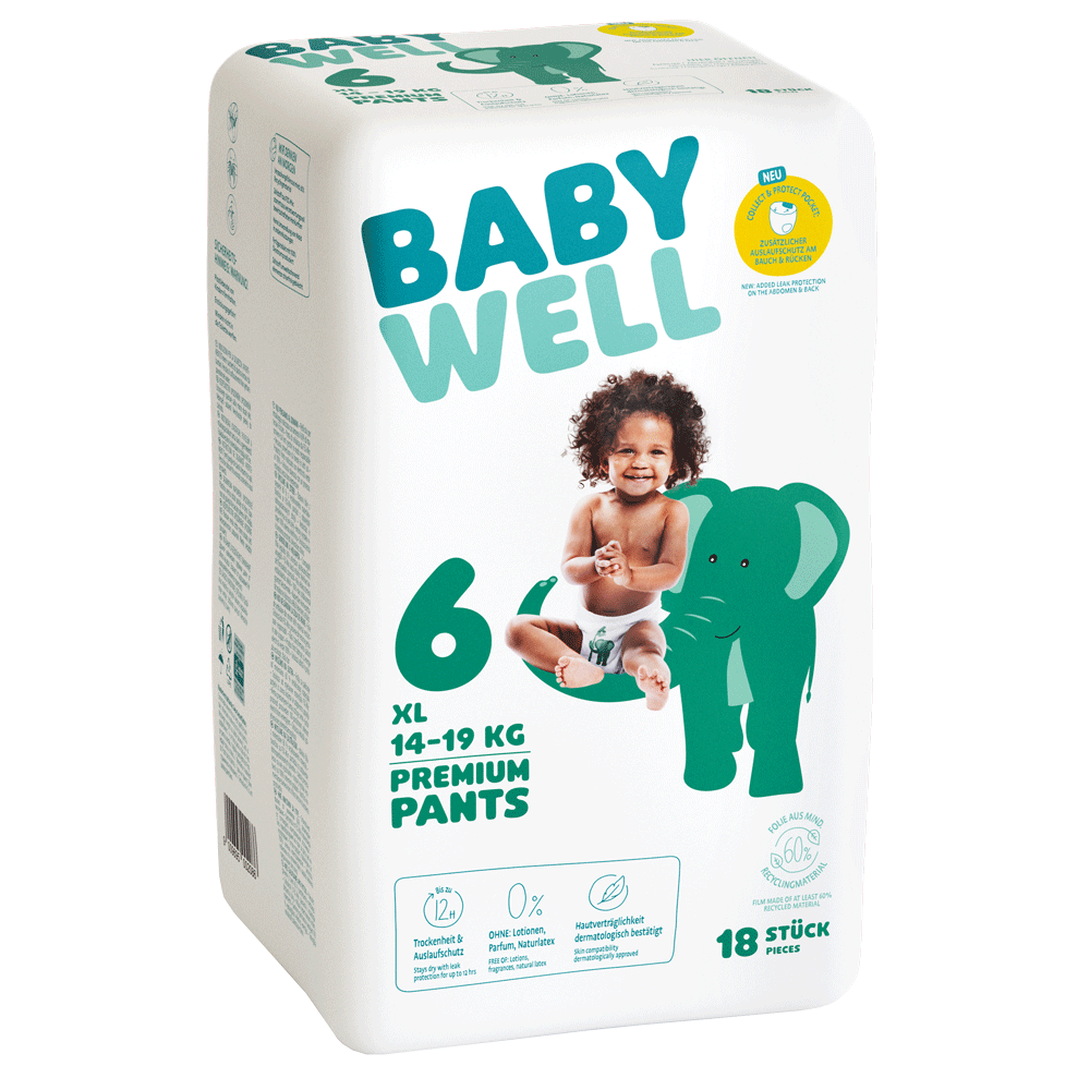 Bild: BABYWELL Premium Pants Größe 6, 14-19 kg 