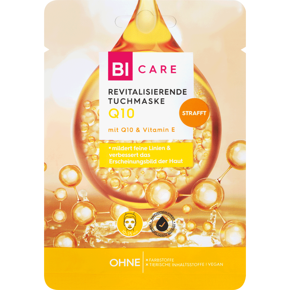 Bild: BI CARE Revitalisierende Tuchmaske Q10