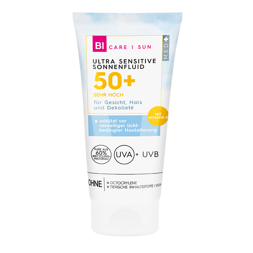 Bild: BI CARE SUN Ultra Sensitive Sonnenfluid LSF 50+