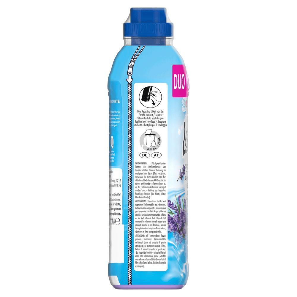 Lenor Weichspüler Flasche Seitenansicht