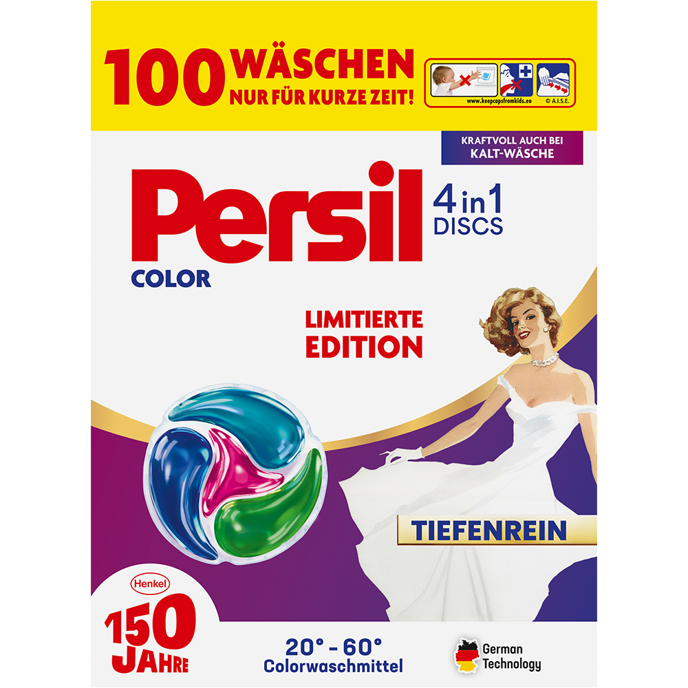 Bild: Persil 4in1 Discs color Limitierte Edition 