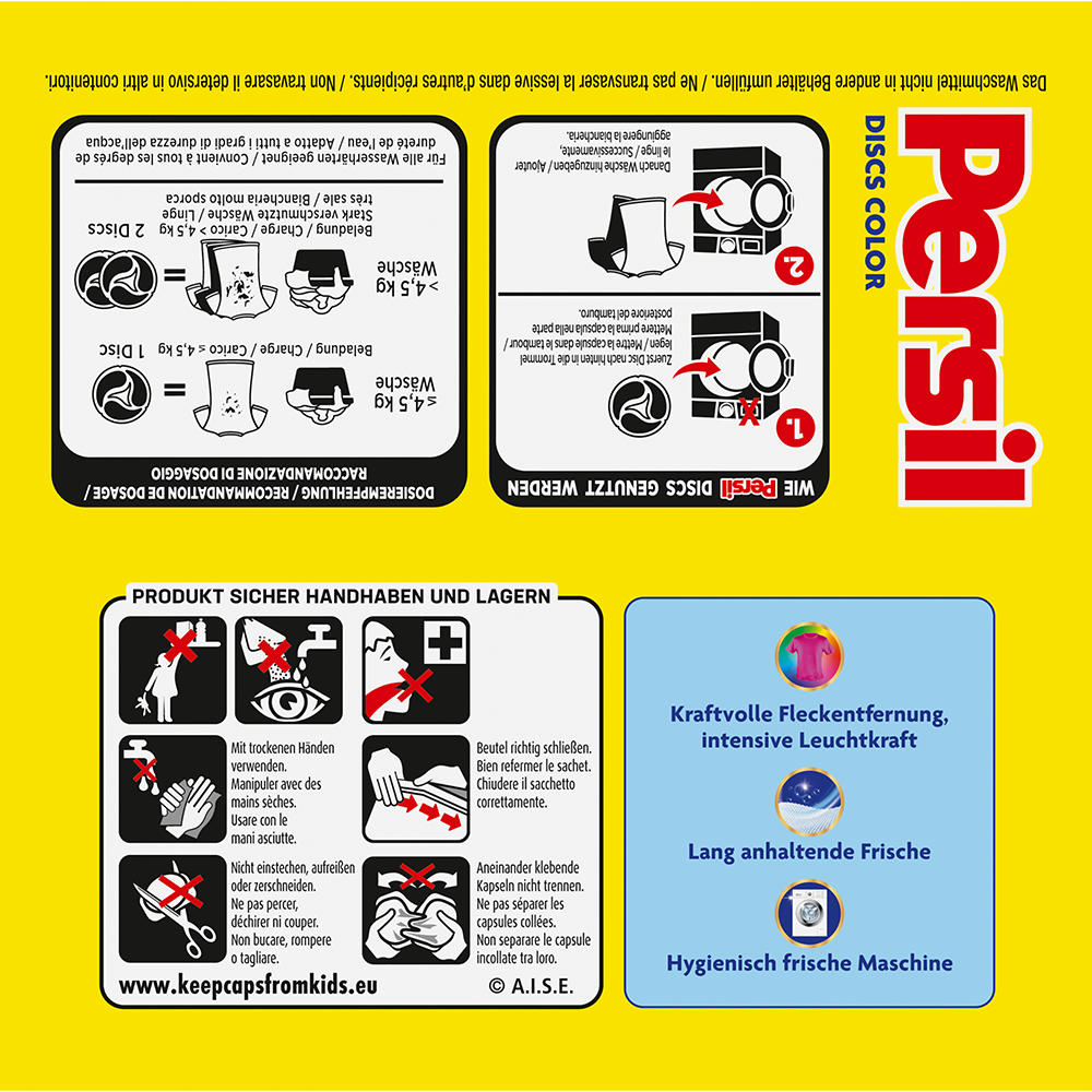 Bild: Persil 4in1 Discs color Limitierte Edition 
