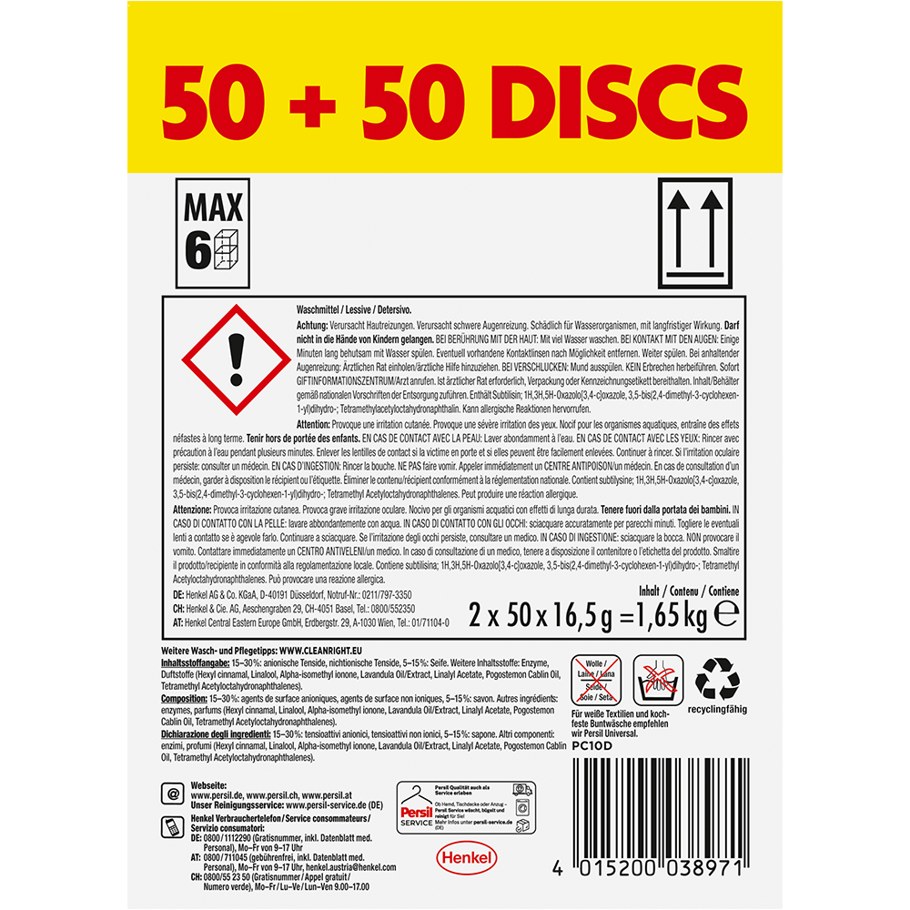 Bild: Persil 4in1 Discs color Limitierte Edition 