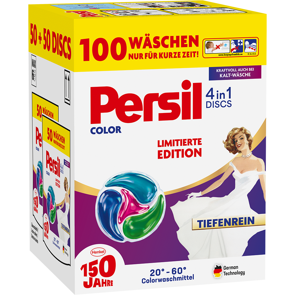 Bild: Persil 4in1 Discs color Limitierte Edition 