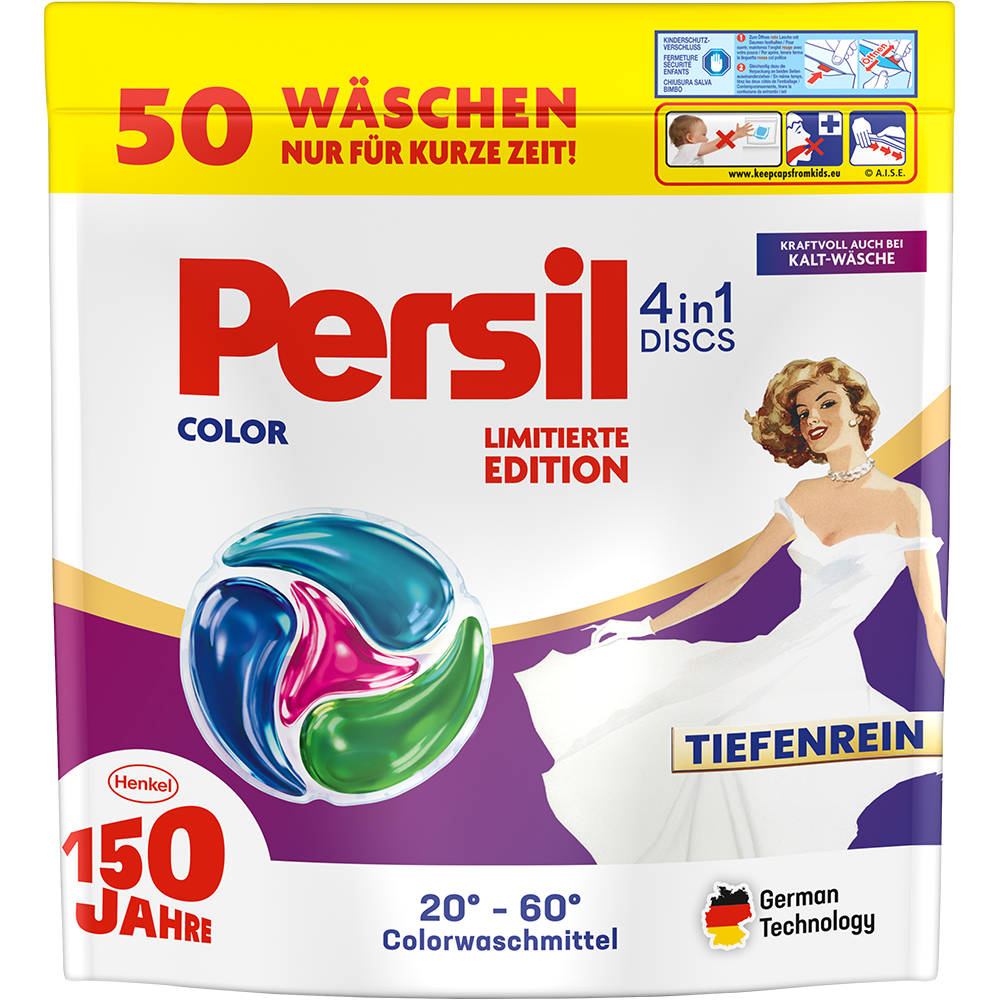 Bild: Persil 4in1 Discs color Limitierte Edition 