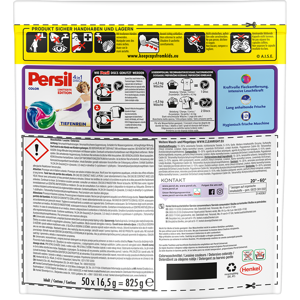 Bild: Persil 4in1 Discs color Limitierte Edition 