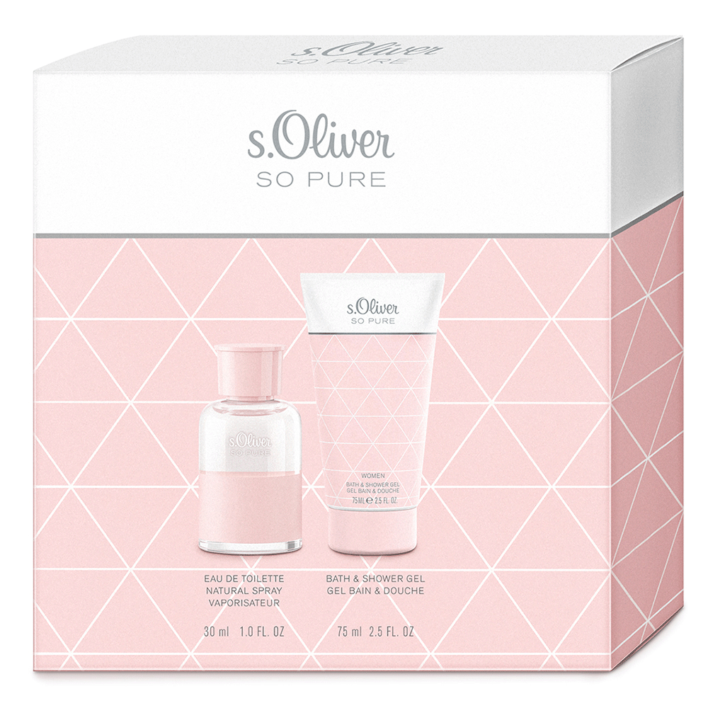 Bild: s.Oliver So Pure Women Geschenkset Eau de Toilette 30 ml + Duschgel 75 ml
