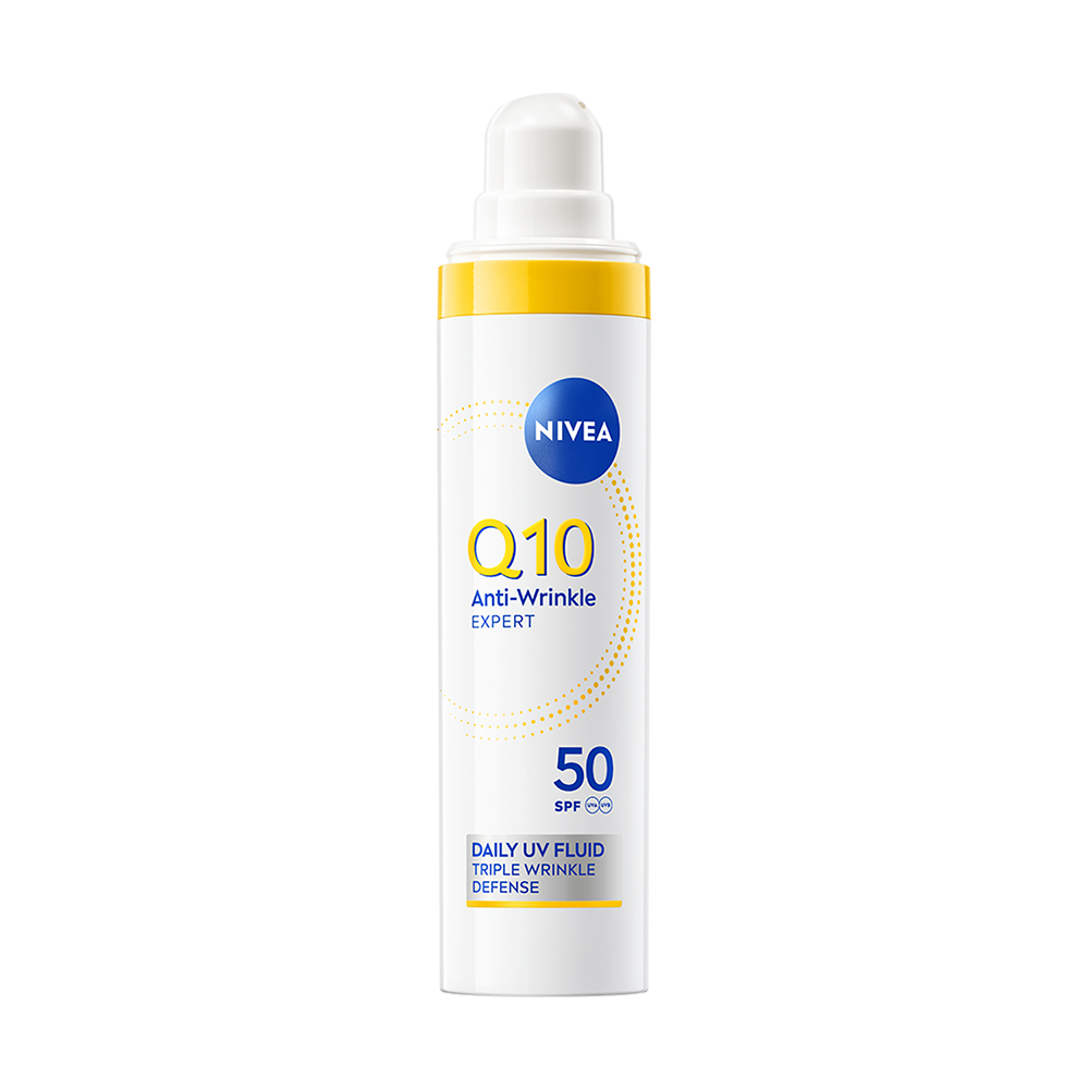 Bild: NIVEA Daily UV Fluid Q10 Anti Falten Experte LSF 50 