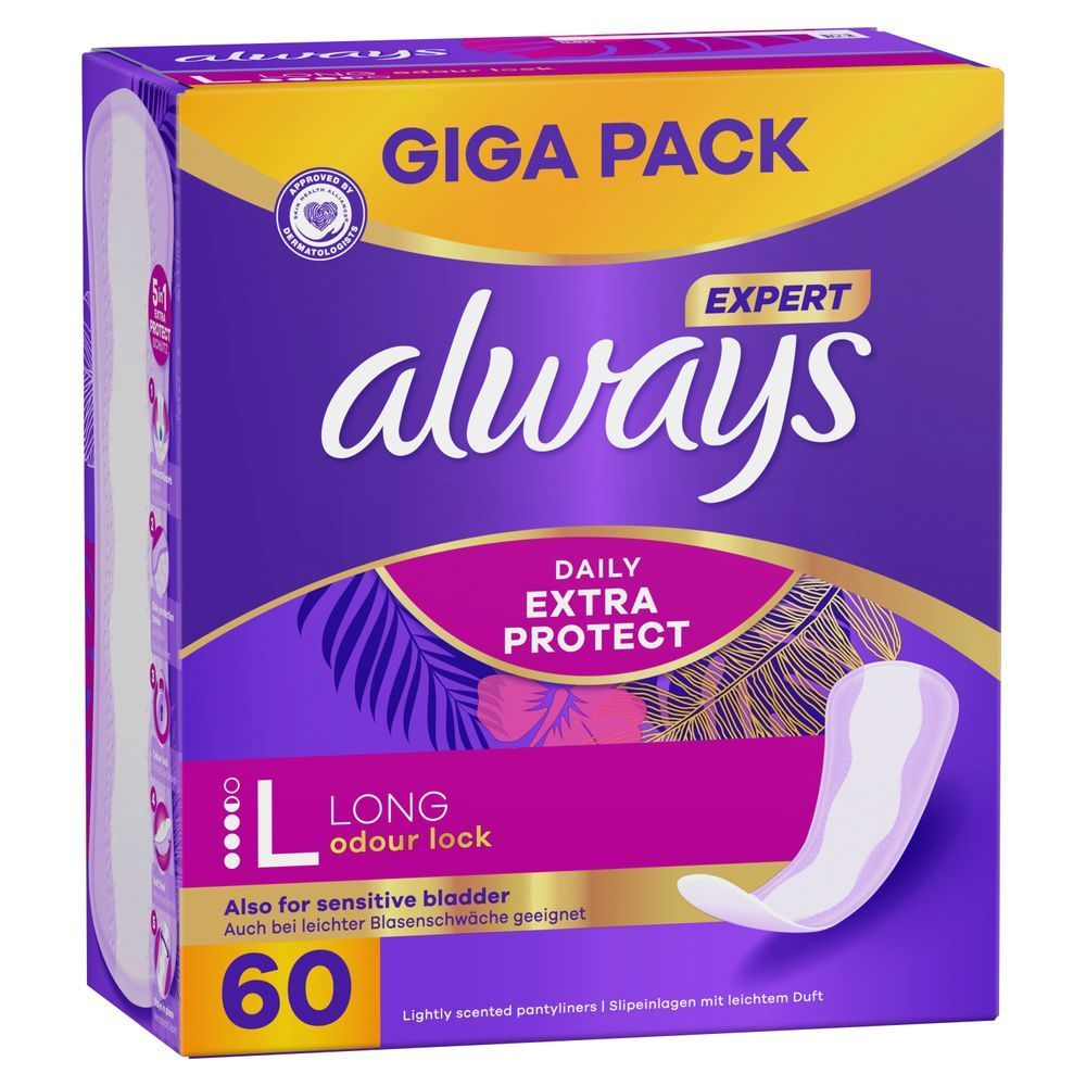 Bild: always Daily Extra Protect Long Slipeinlagen 