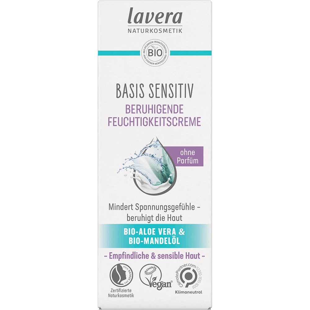 Bild: lavera Basis Sensitiv beruhigende Feuchtigkeitscreme