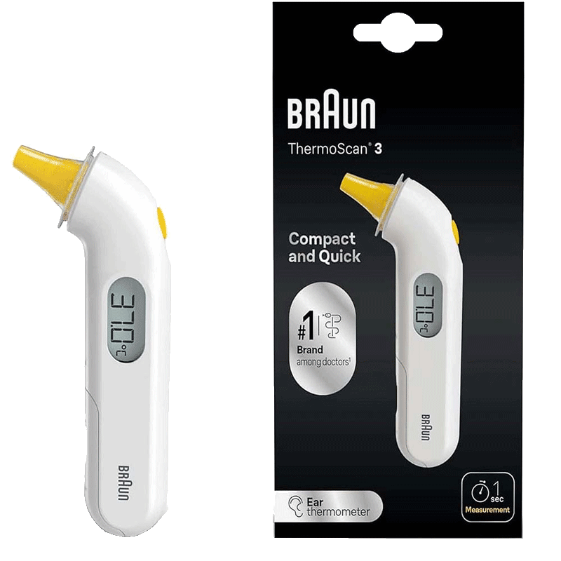 Bild: Braun ThermoScan® 3 Ohrthermometer IRT3030 