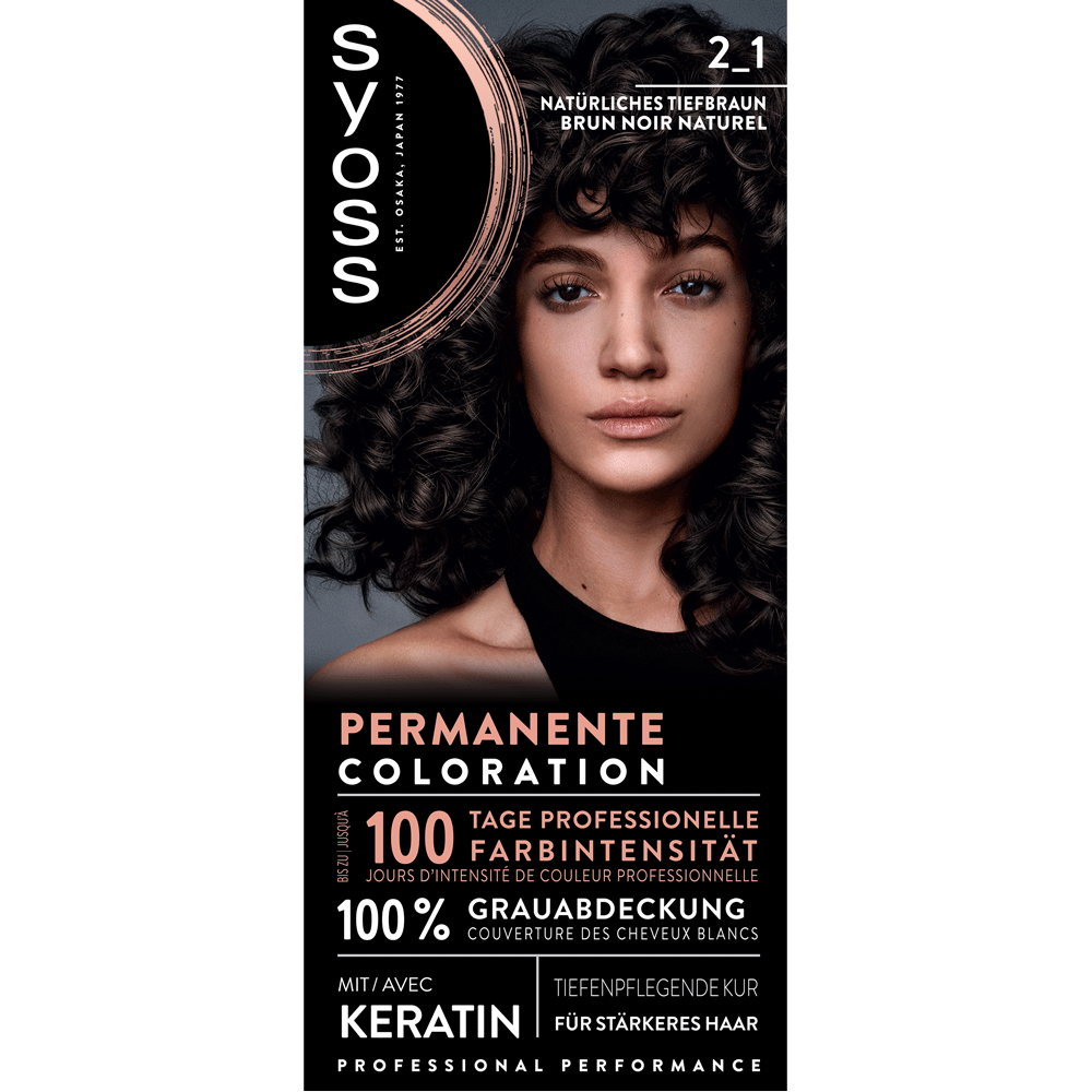 Bild: syoss Permanente Coloration Natürliches Schwarzbraun