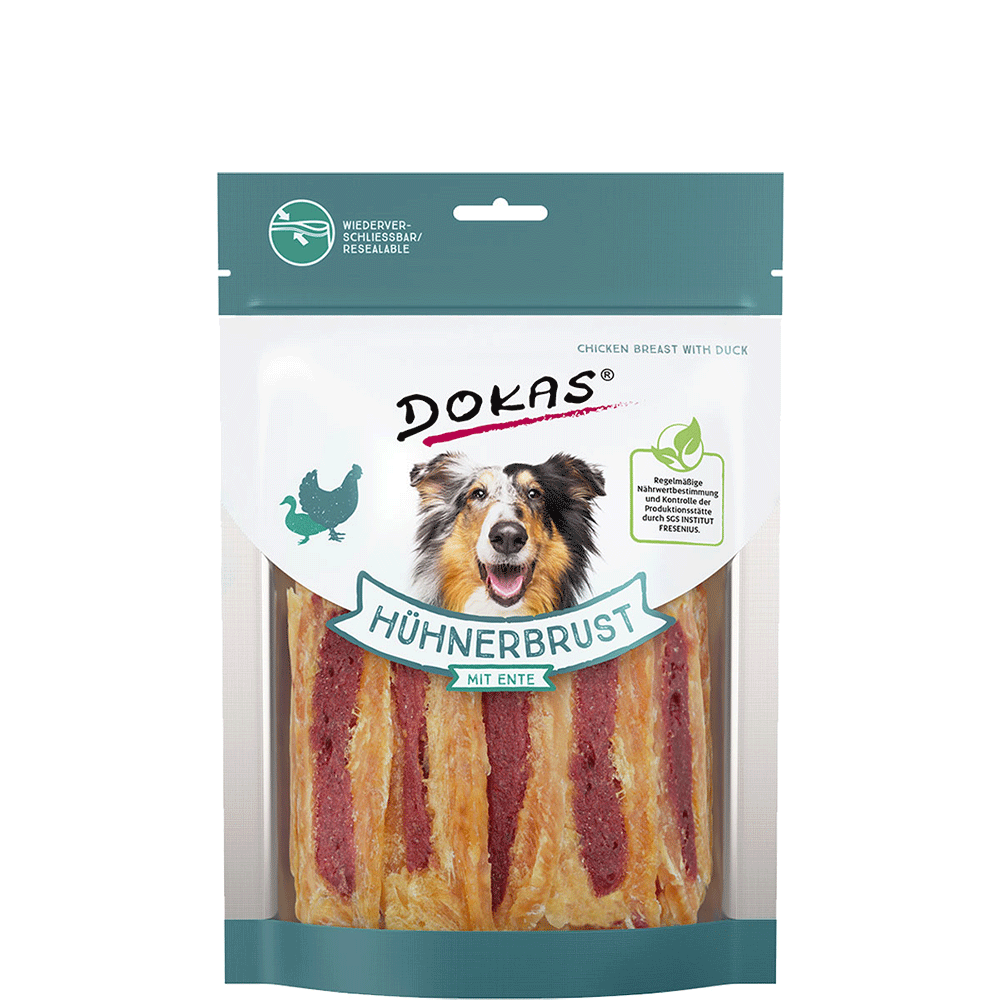 Bild: Dokas Hundesnack Hühnerbrust mit Ente