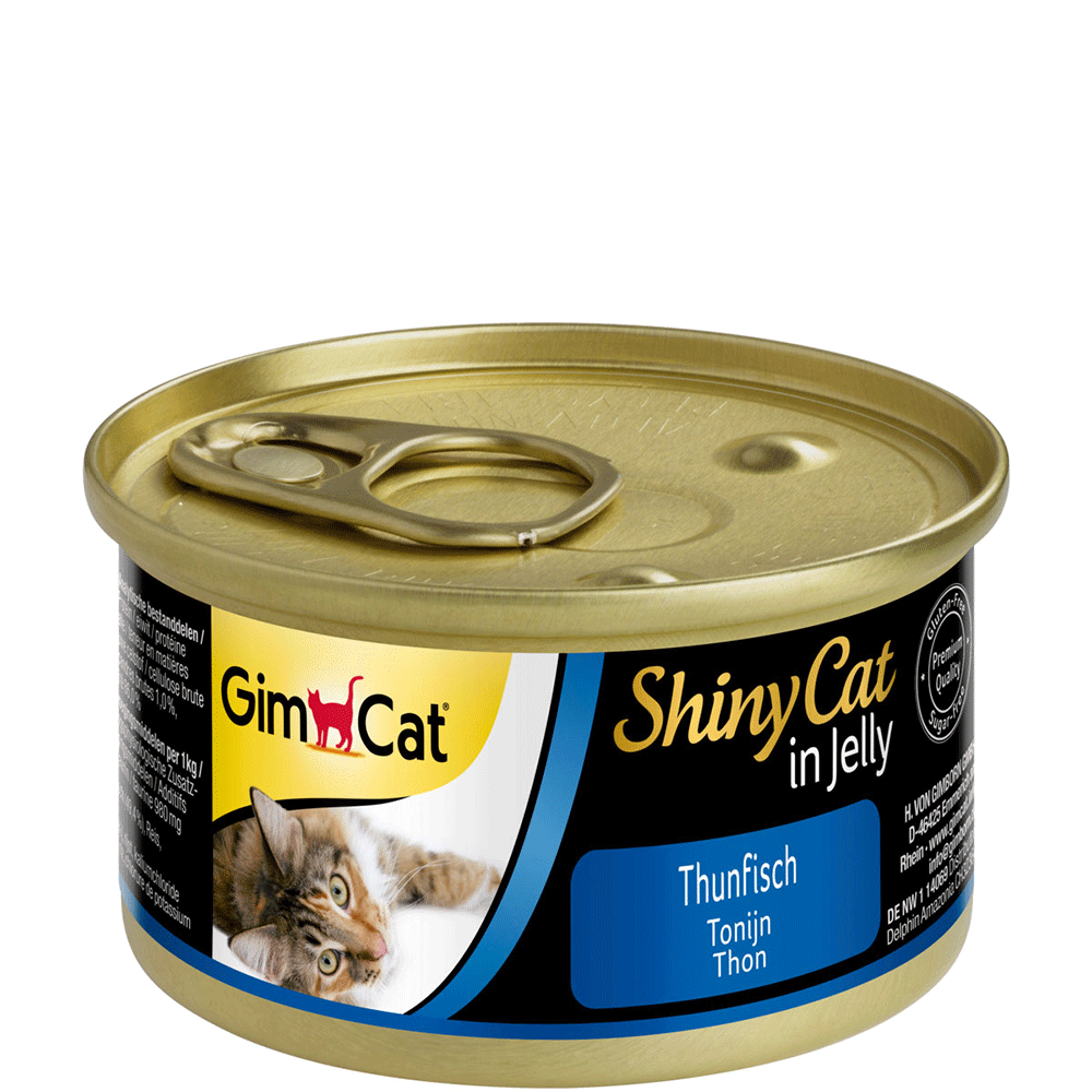 Bild: GimCat ShinyCat Thunfisch Katzenfutter
