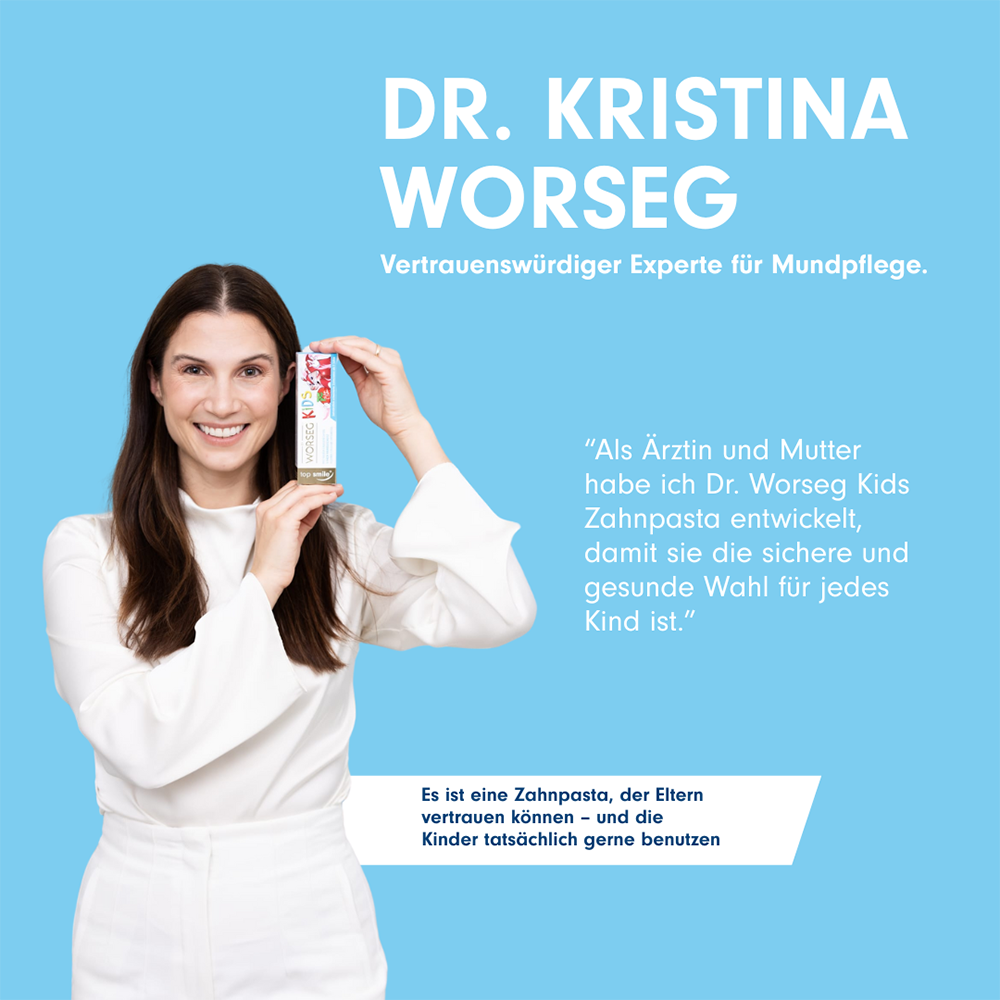 Bild: Worseg Top Smile Kinder Zahncreme Erdbeere 