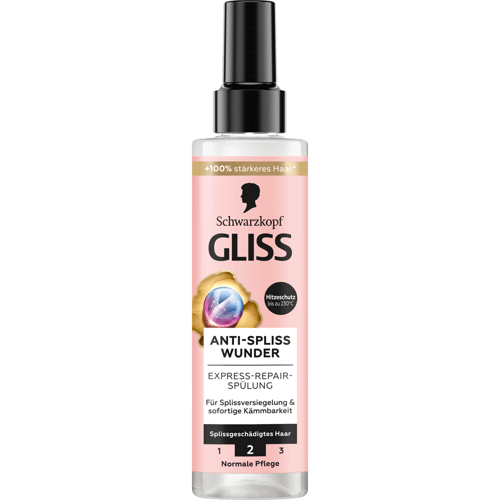 Bild: Schwarzkopf GLISS Anti Spliss Wunder Express-Repair-Spülung