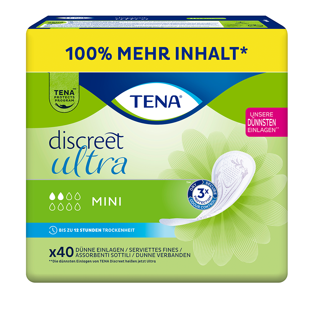 Bild: TENA Discreet Ultra Mini Einlagen 