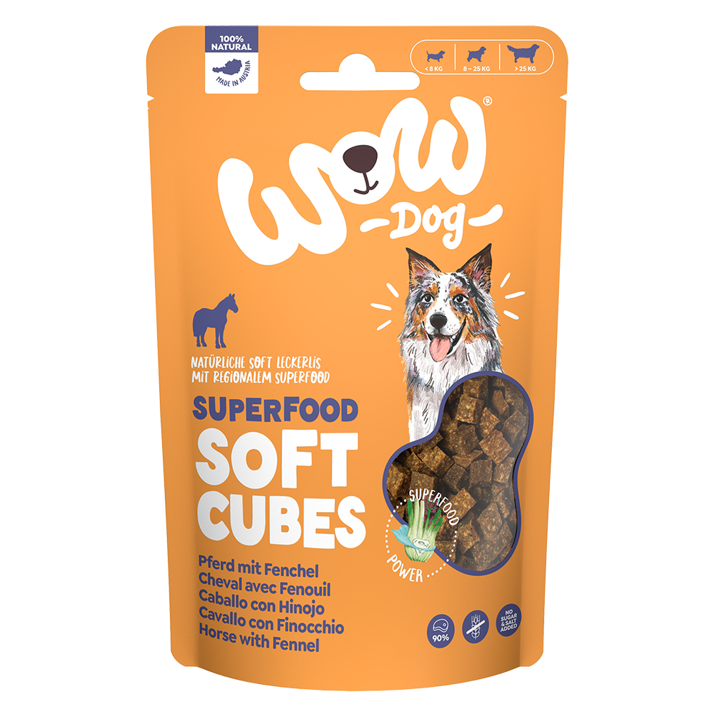 Bild: WOW Superfood Soft Cubes Pferd mit Fenchel