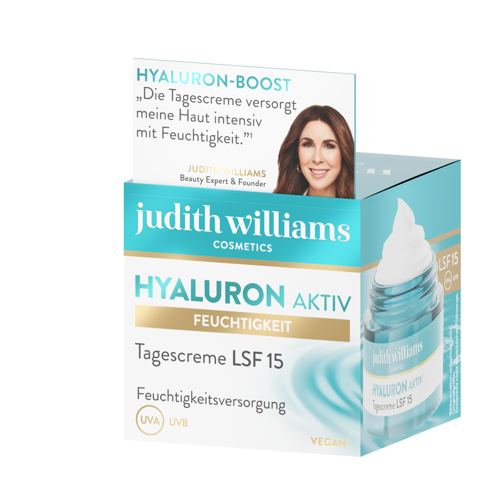 Bild: Judith Williams Cosmetics Tagescreme Hyaluron Aktiv LSF 15