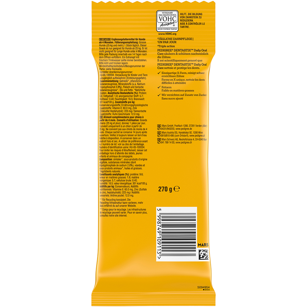 Bild: Pedigree Dentastix Daily Oral care
