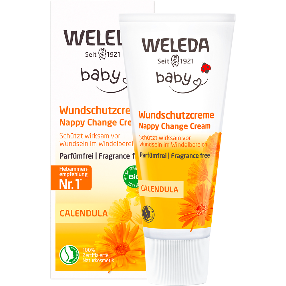 Bild: WELEDA Baby Wundschutzcreme Calendula