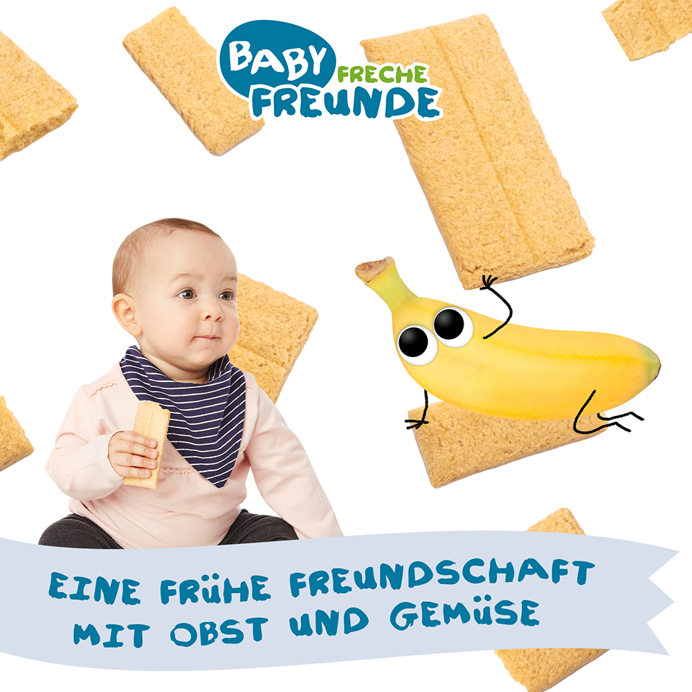 Bild: Freche Freunde Knusper Schnitte Banane &  Kürbis 