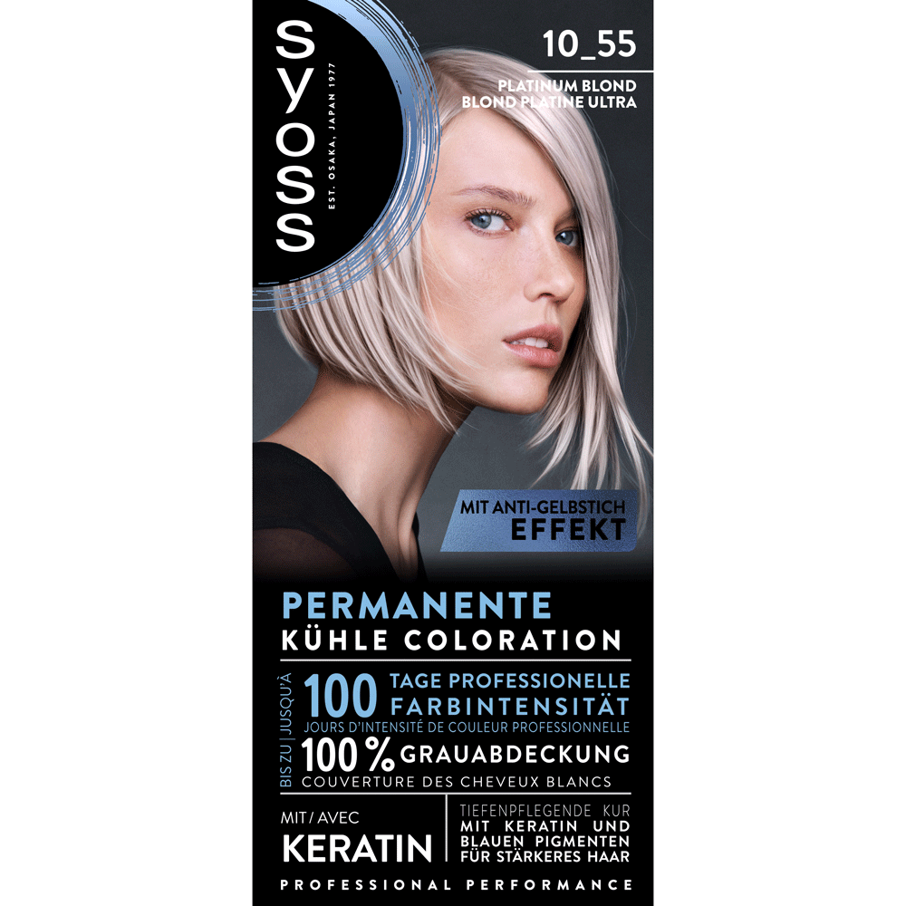 Bild: syoss Permanente Coloration Platinum Blond