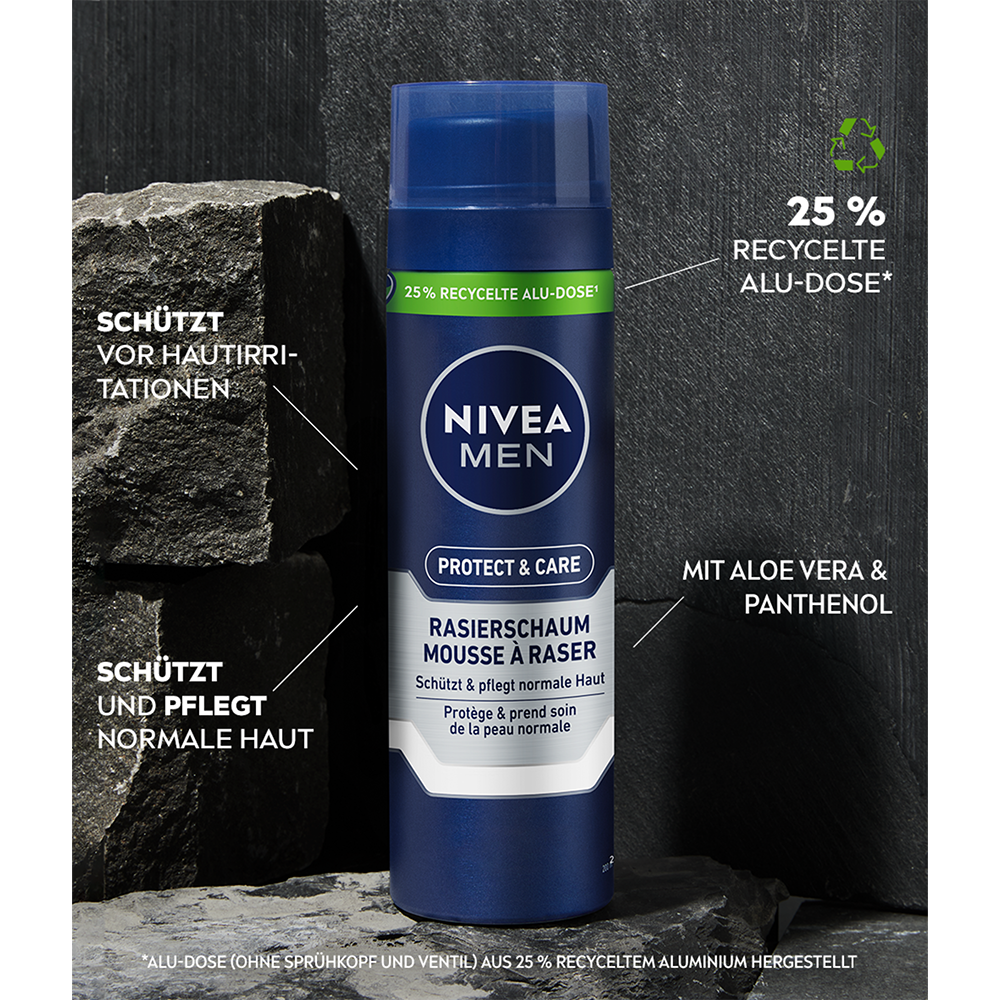 Bild: NIVEA MEN Protect & Care Rasierschaum 