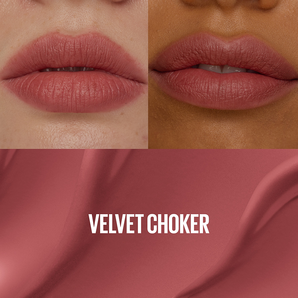 Bild: MAYBELLINE Superstay Teddy Tint Lippenstift Velvet Choker Velvet Choker