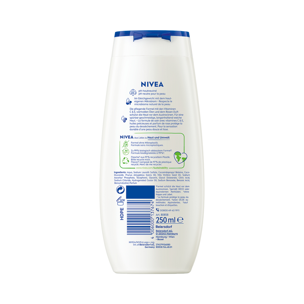 Bild: NIVEA Pflegedusche Rose & Almond Oil